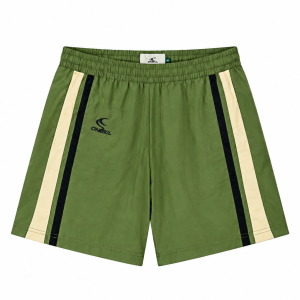 New Tech Green Shorts with modern casual streetwear design