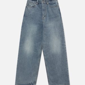 Jumbo Pants Washed Grey oversized baggy streetwear pants