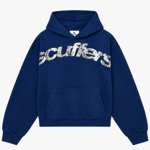 Animal Blue Hoodie relaxed fit streetwear